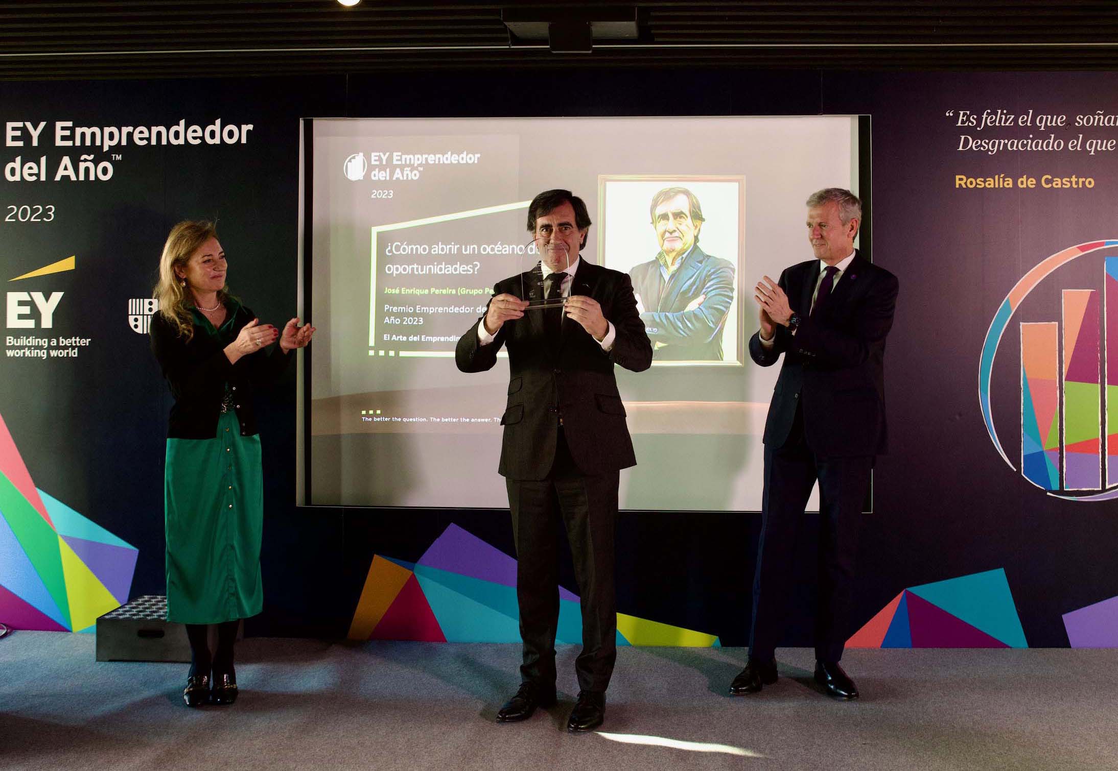 José Enrique Pereira, Premio Emprendedor del Año en Galicia y Asturias