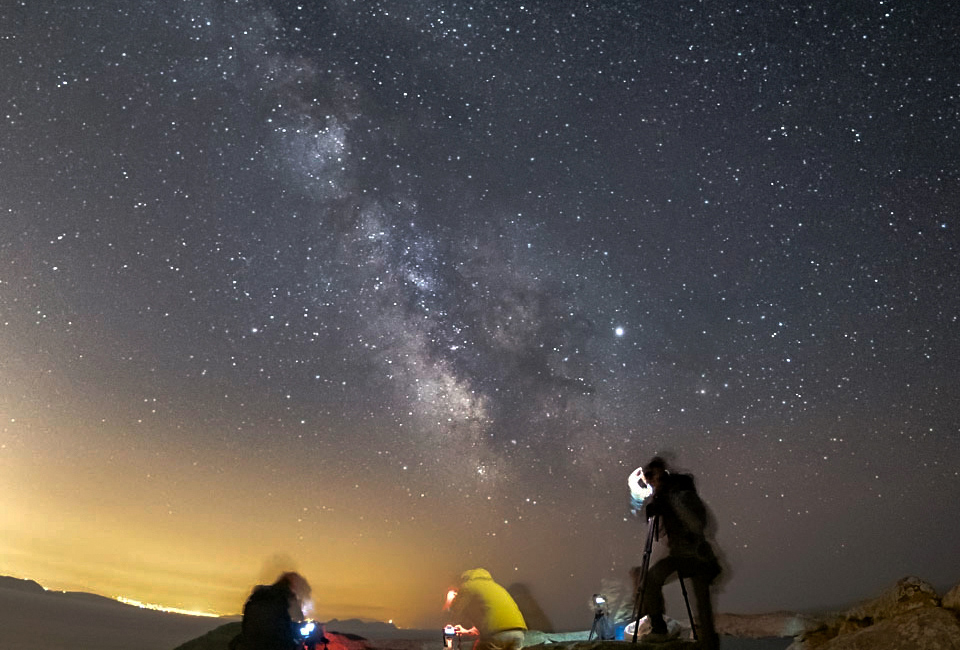 Actividad de interpretación astronómica “Ceo de inverno. 4 estacións Starlight” en Covelo