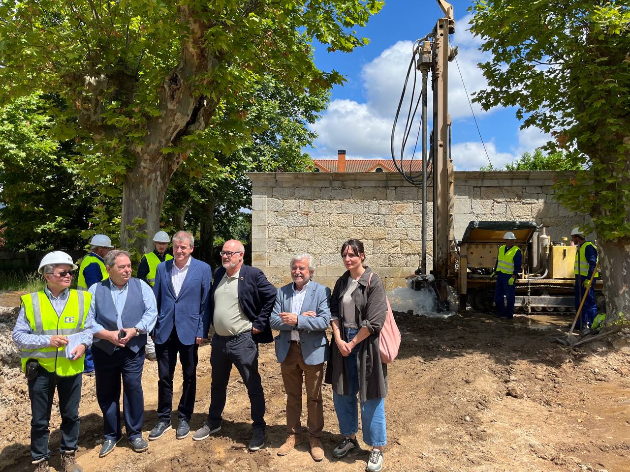 La Deputación de Ourense busca aguas mineromedicinales en Caldeliñas