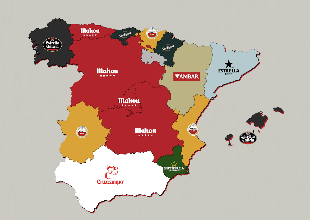 Mahou, la cerveza más elegida por los españoles