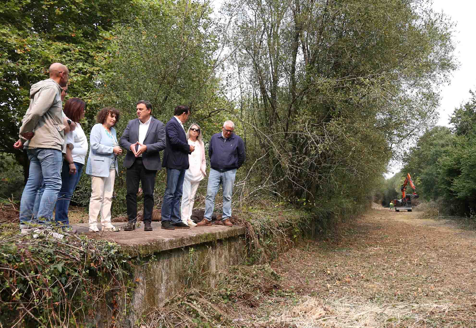 Comienzan las obras de la Vía Verde Compostela-Tambre-Lengüelle en el municipio compostelano