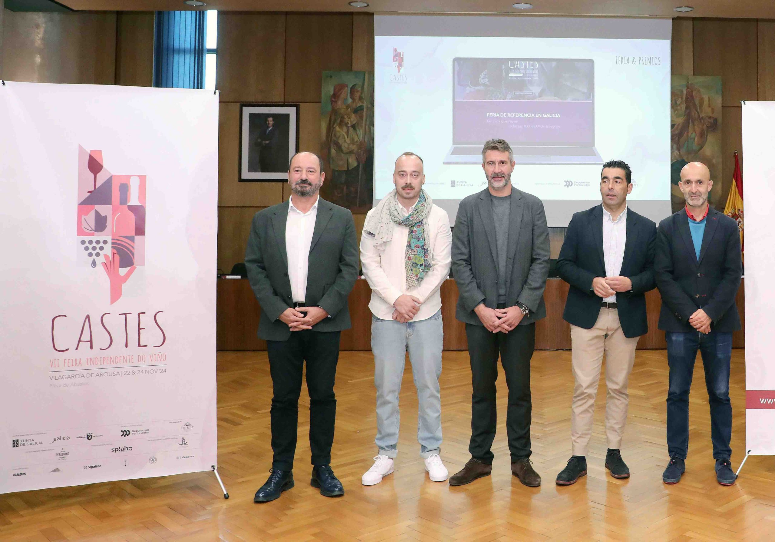 Castes convierte a Vilagarcía en la capital del vino y la música