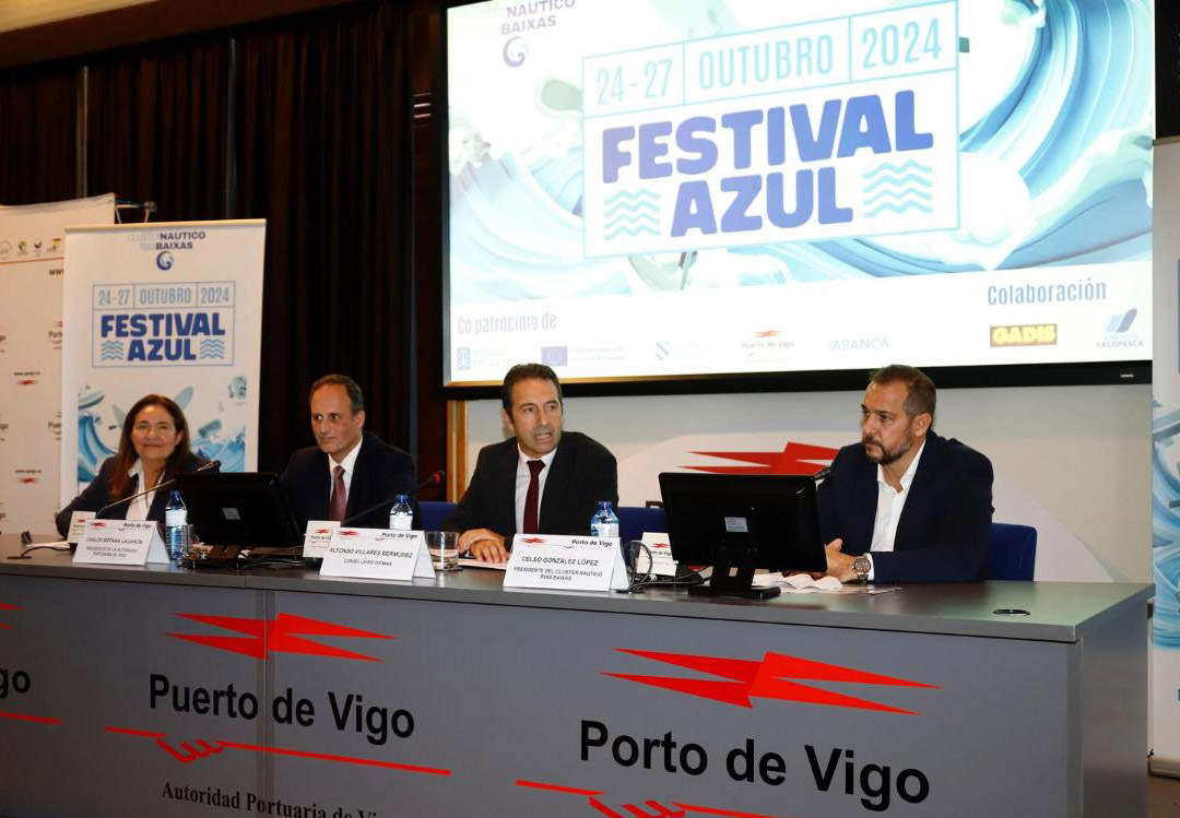 El Festival Azul 2024 convertirá la Ría de Vigo en “un mar” de cultura, deporte y turismo