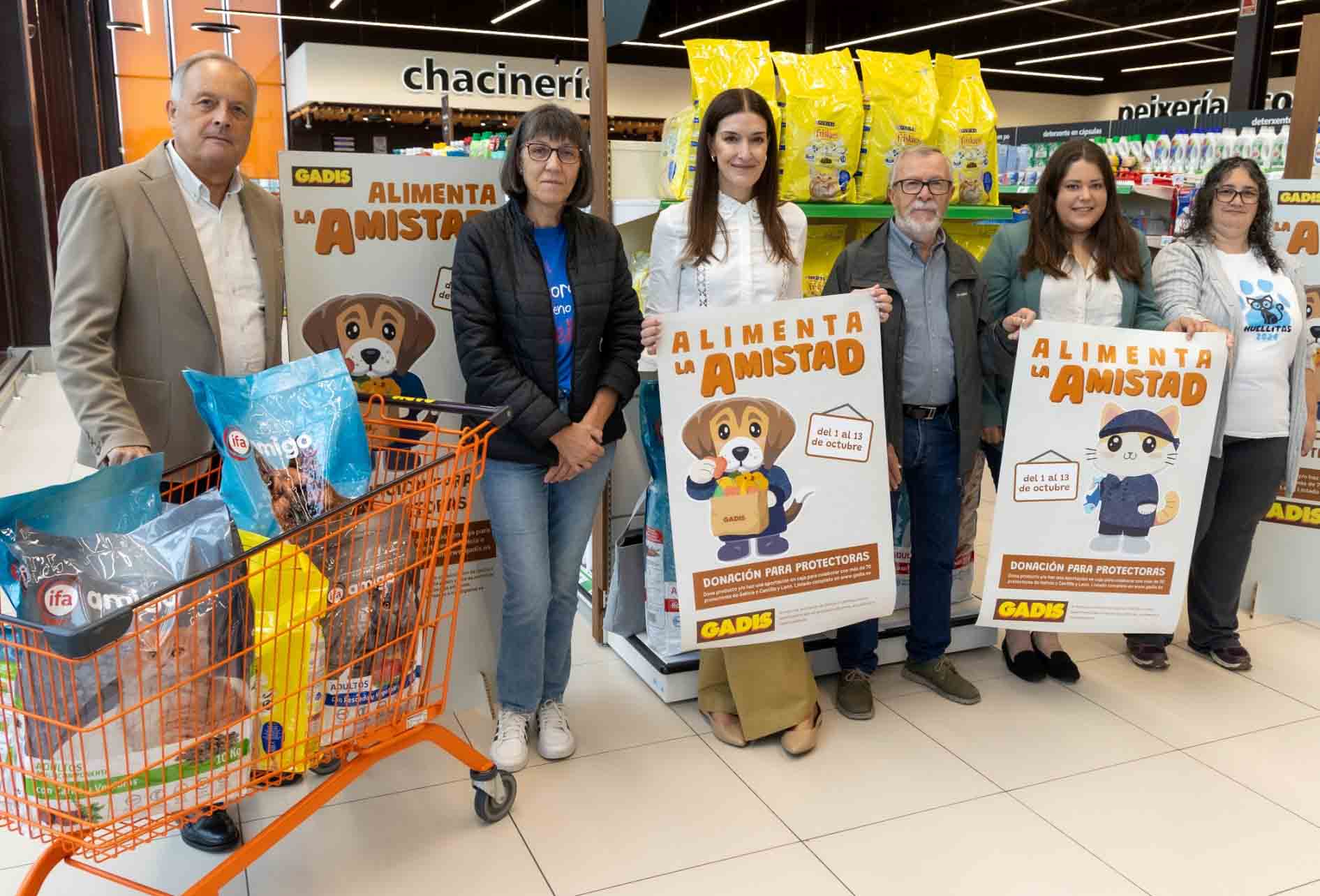 Gadis lanza la sexta campaña ‘Alimenta la amistad’ a favor de 72 protectoras de animales
