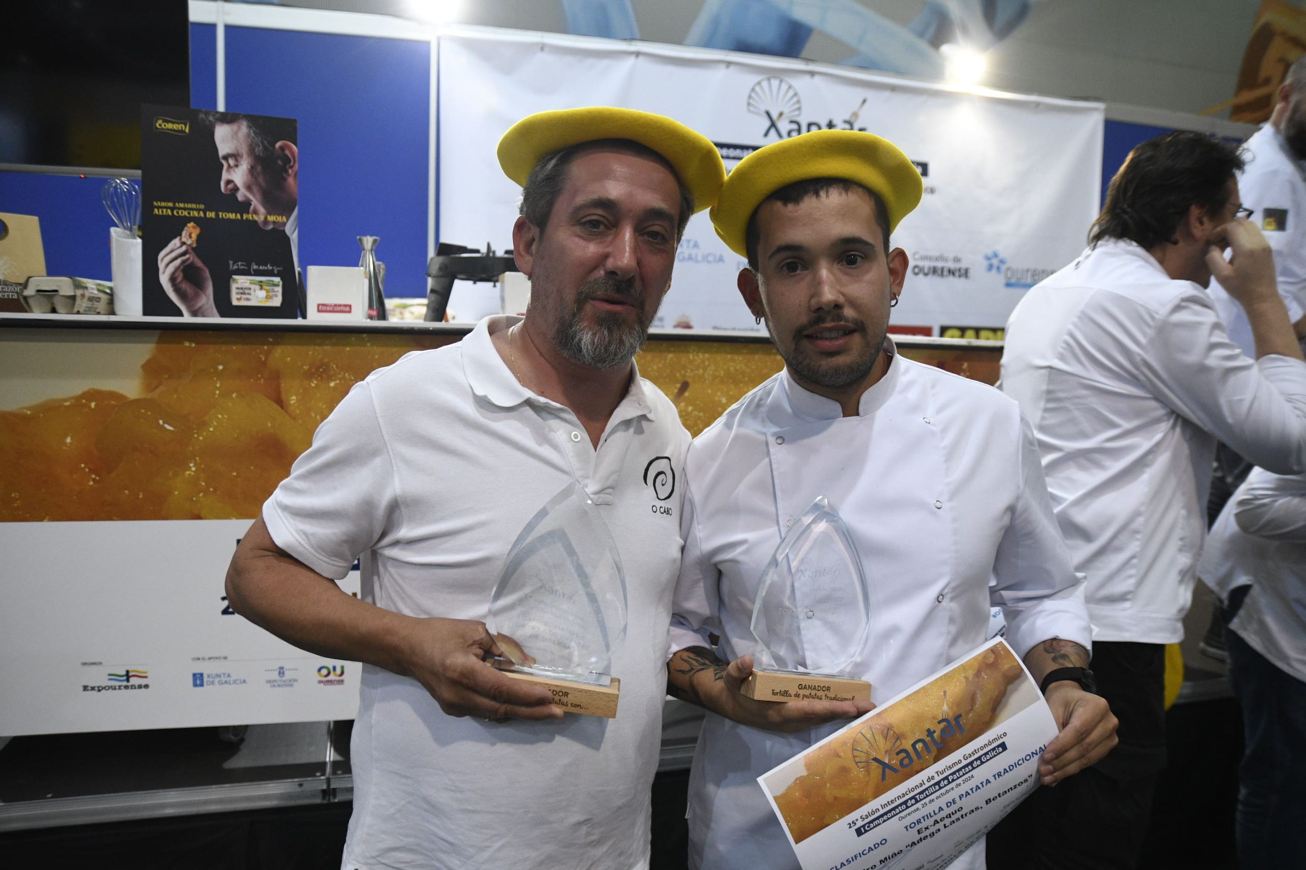 Ramón Rodríguez, chef de O Cabo, gana el 1º Campeonato de Tortilla de Patatas de Galicia