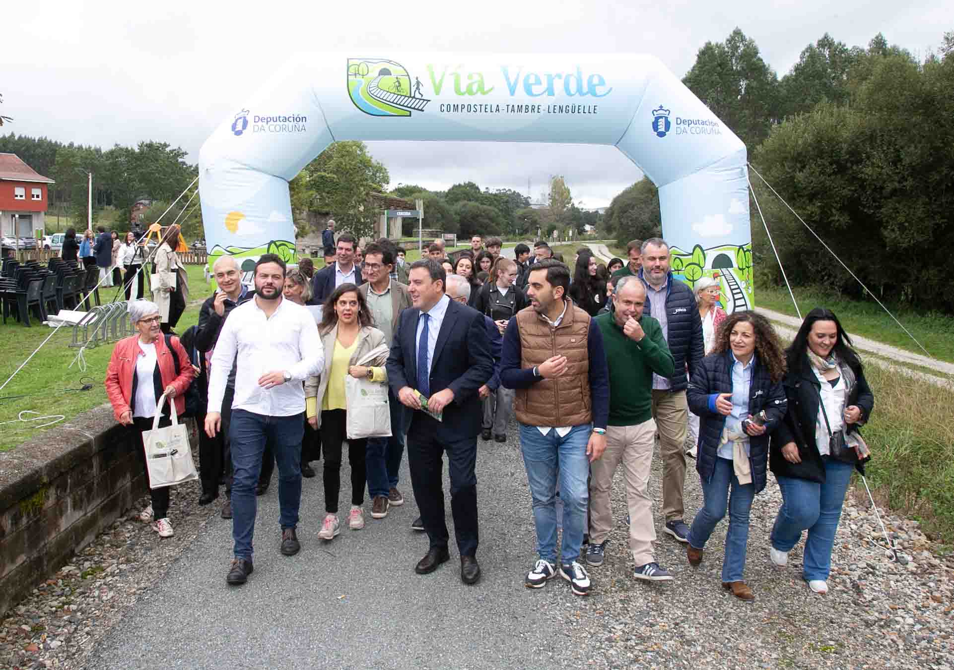 La Vía Verde coruñesa cumple 2 años con el objetivo de completar su recorrido hasta Santiago