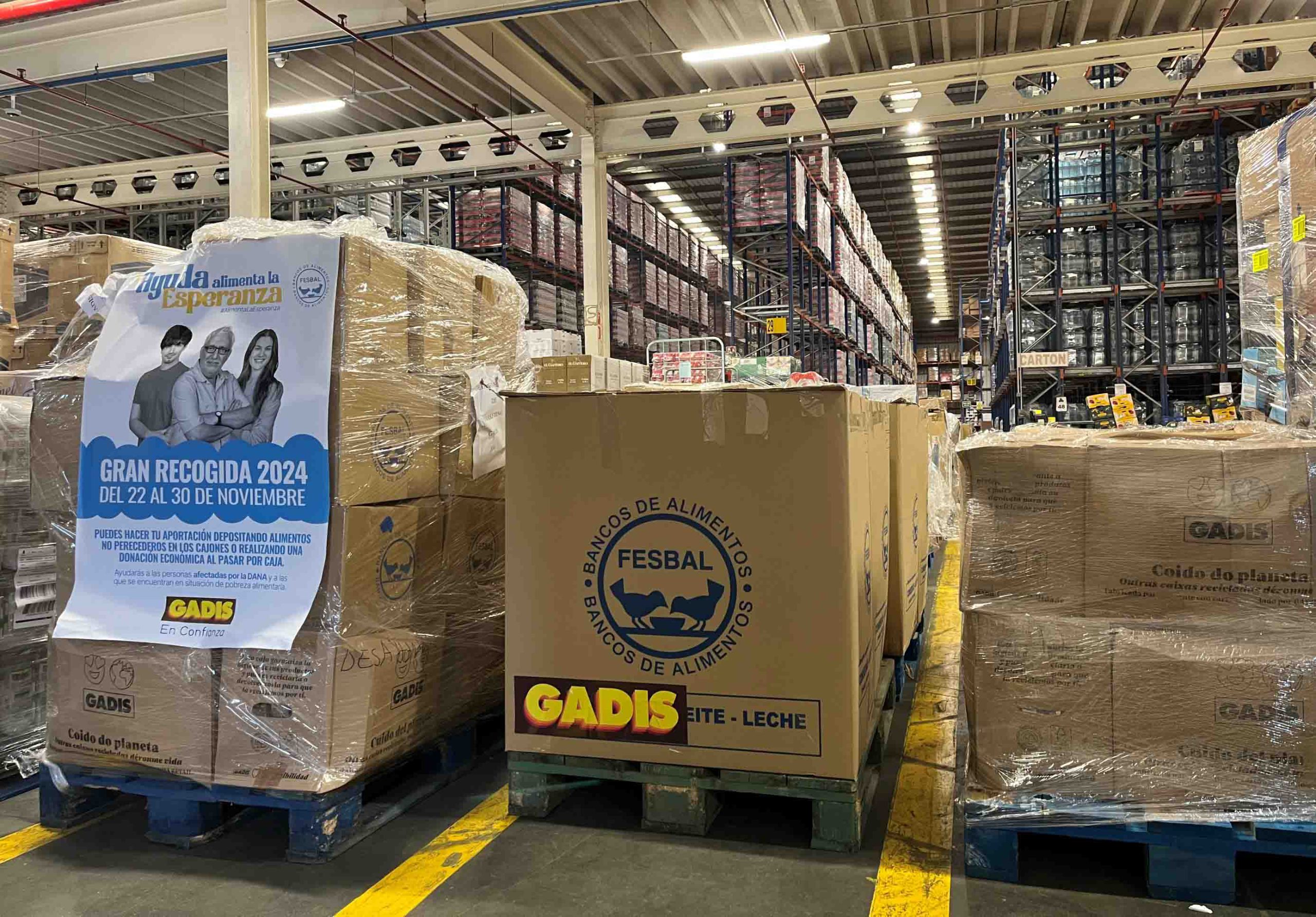 Gadis alcanza los 233.000 kilos de alimentos en ‘La Gran Recogida’
