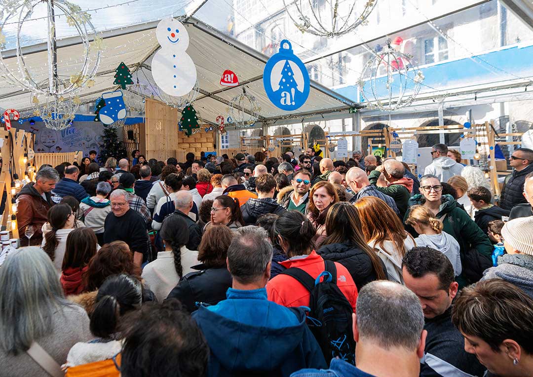 Lugo toma el relevo de Ribadavia con el Mercado de Nadal de la Xunta
