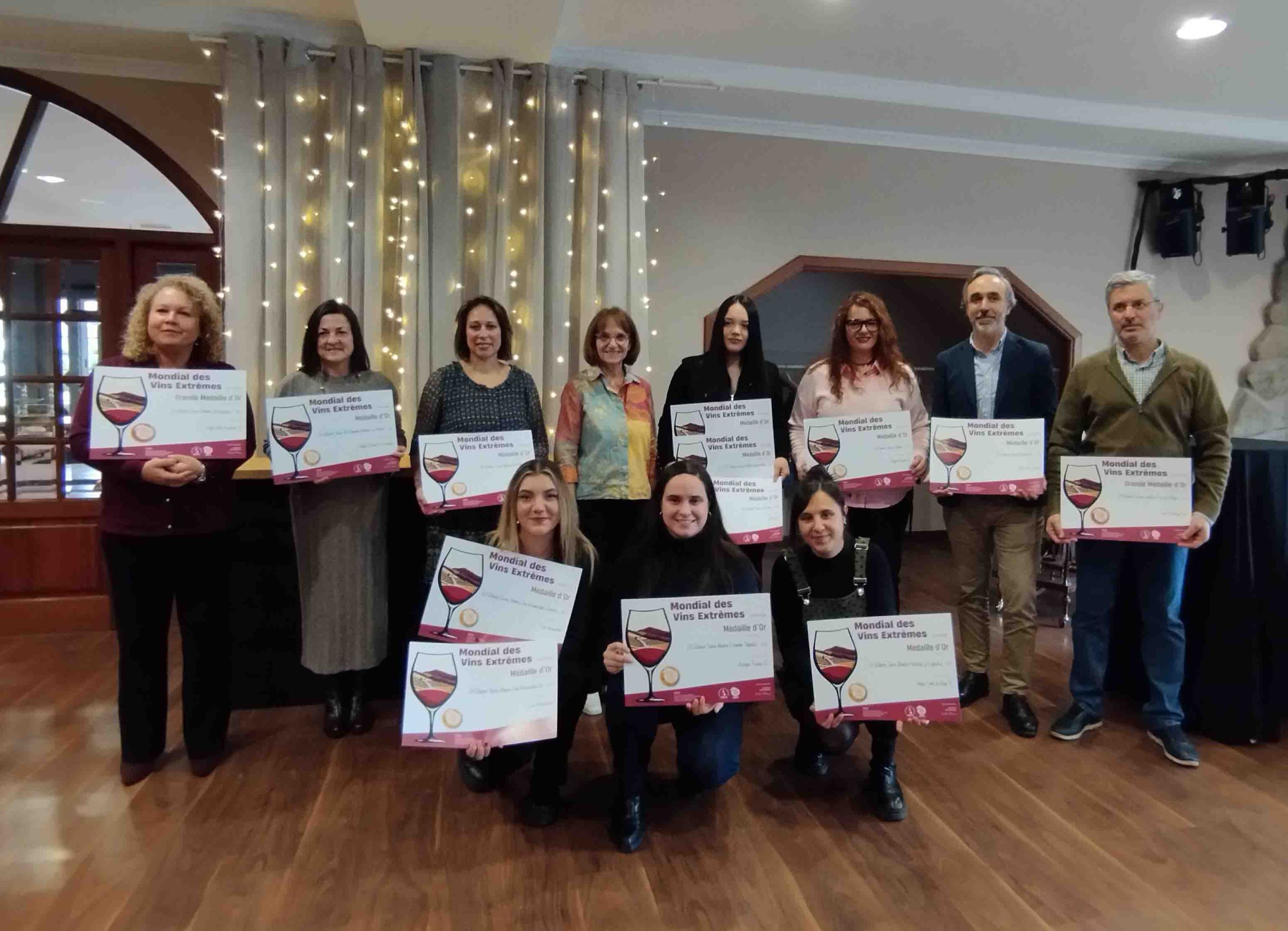 LA D.O. Ribeira Sacra celebra su comida de Navidad con la entrega de los premios de Aosta