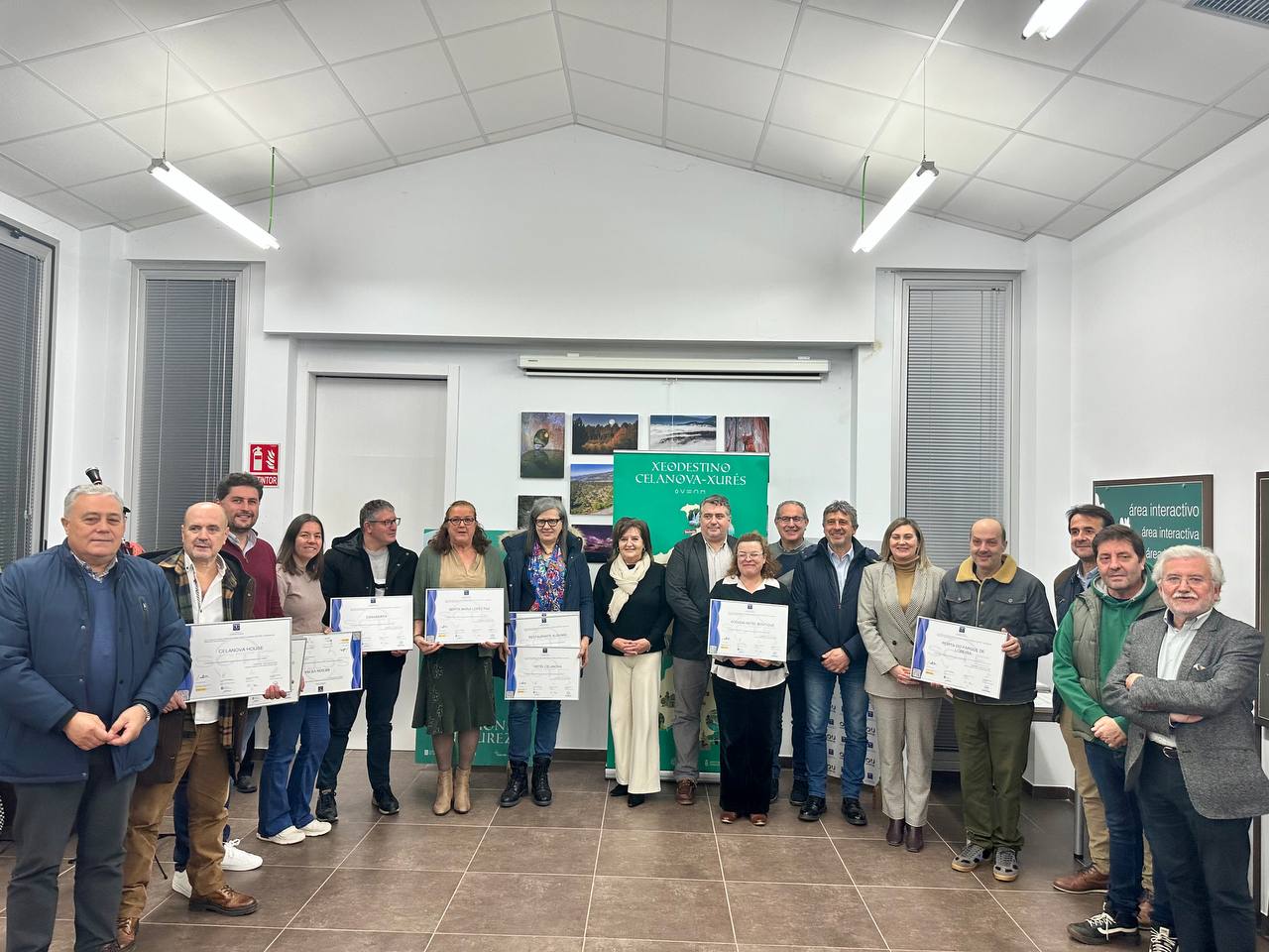 Un total de 13 servicios turísticos del geodestino Terras de Celanova-Serra do Xurés estrenan certificación de calidad