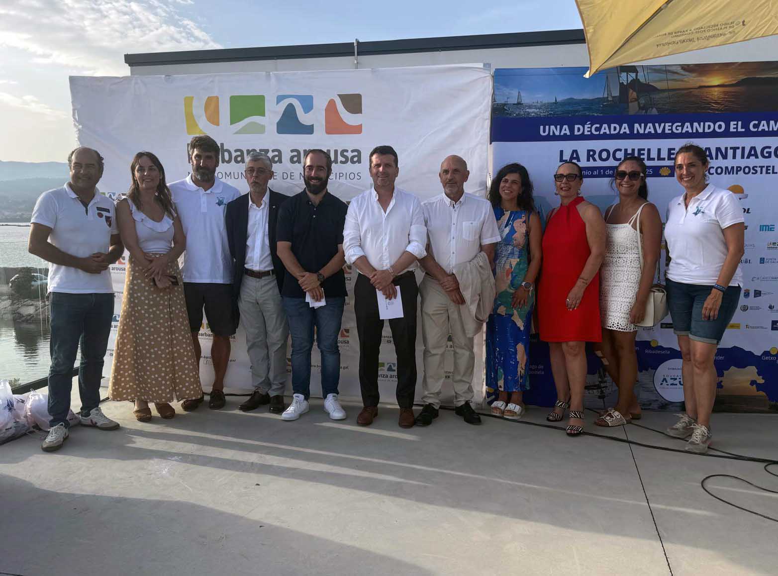 ‘El Camino a Vela’ pasó por Barbanza Arousa
