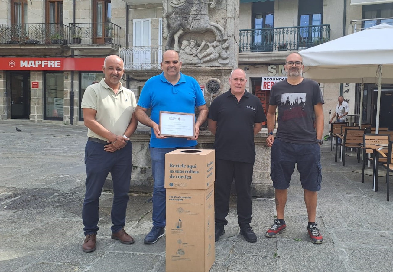Redondela, pionera en el reciclaje de tapones de corcho con el proyecto Re-CORTIZA