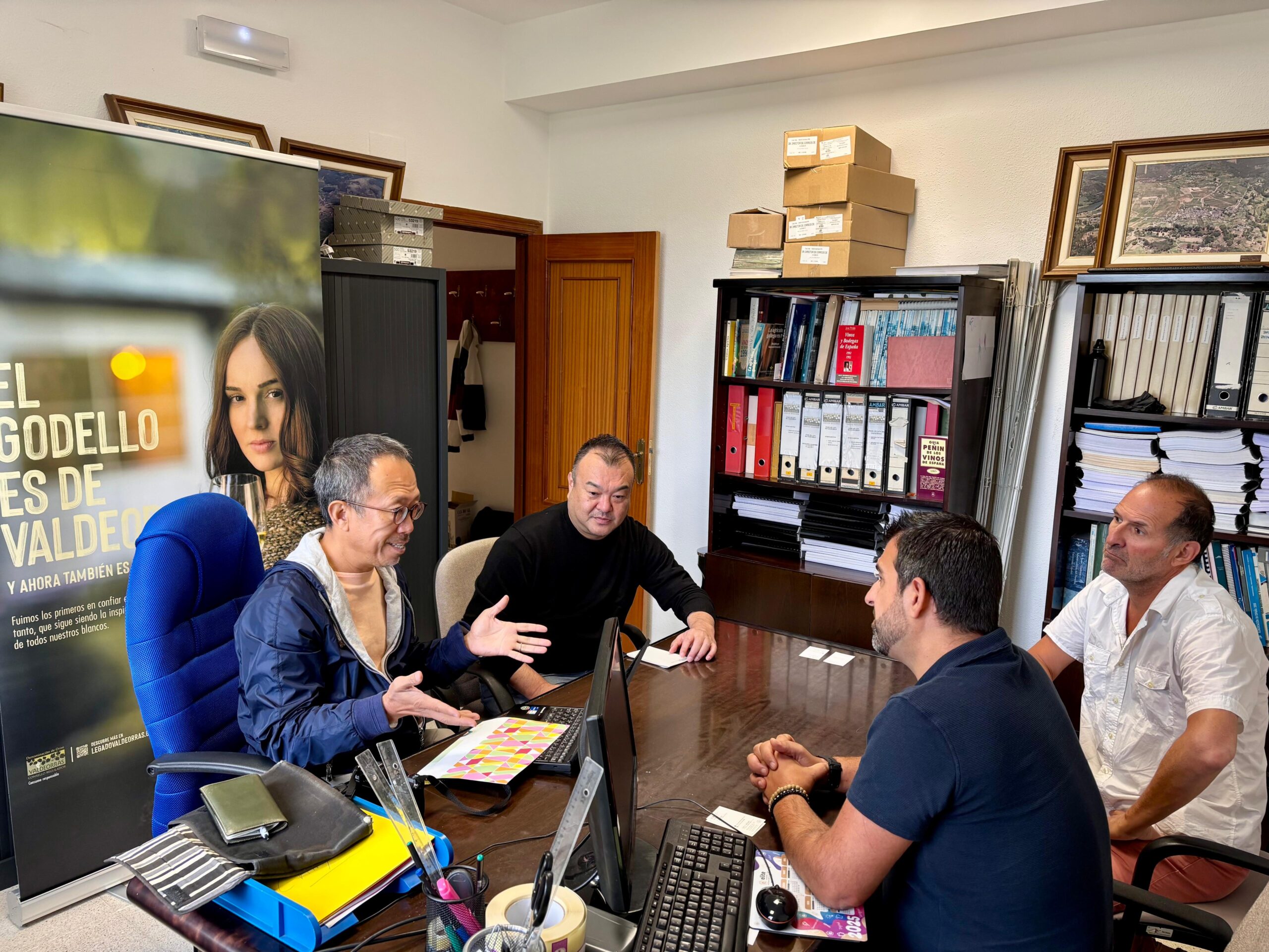 Un prestigioso Master of Wine japonés de visita  por la D.O. Valdeorras