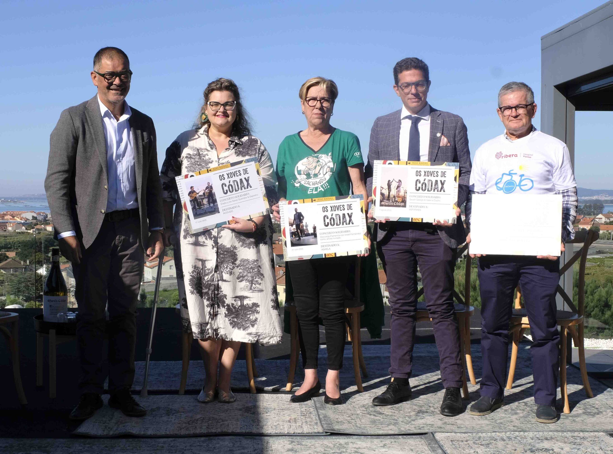 Bodegas Martín Códax entrega la recaudación de Os Xoves de Códax a entidades benéficas