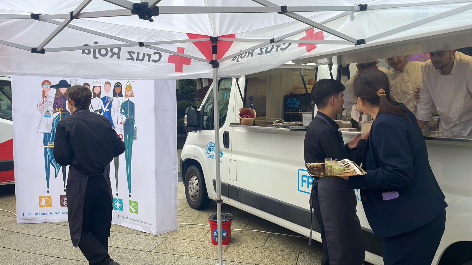 Propuesta gastronómica y solidaria del alumnado del CIFP Manuel Antonio en Vigo 