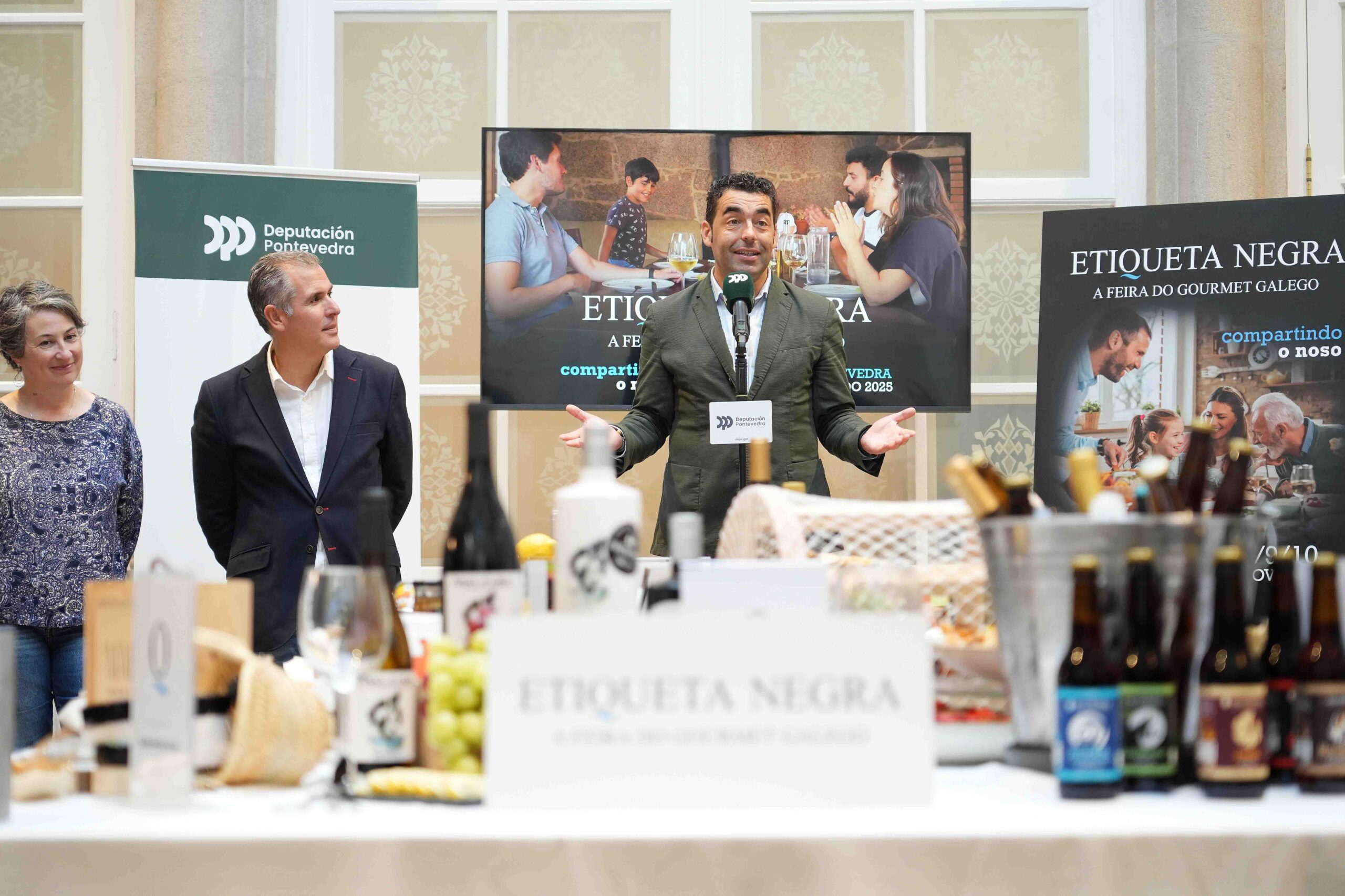 La Deputación de Pontevedra se suma como patrocinadora a Etiqueta Negra