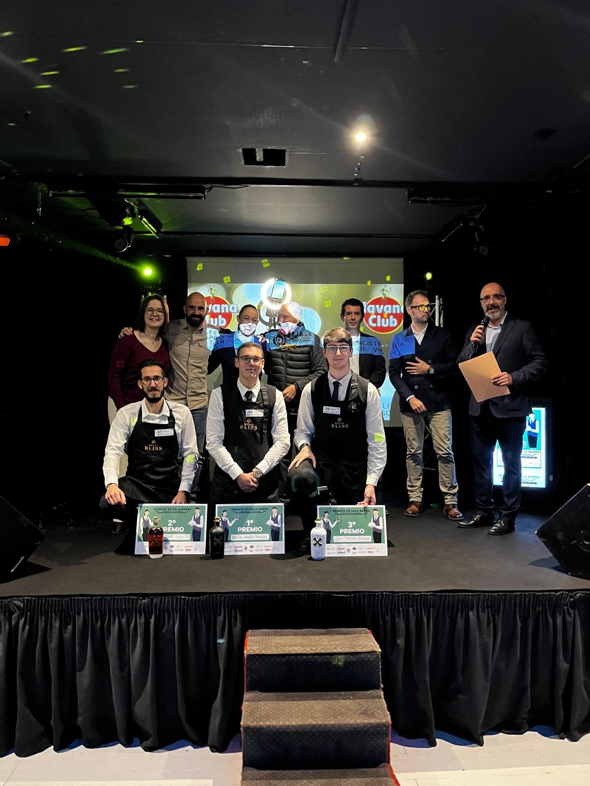 Dos alumnos del CIFP Manuel Antonio en el podio del primer Concurso de Camareros de la provincia de Pontevedra