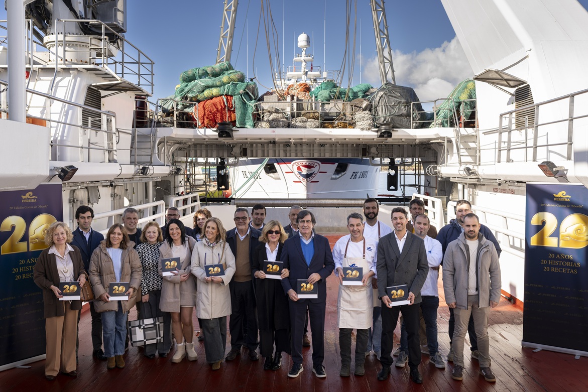 Pereira Productos del Mar celebró los 20 años de su recetario “Cocina de Abordo” 