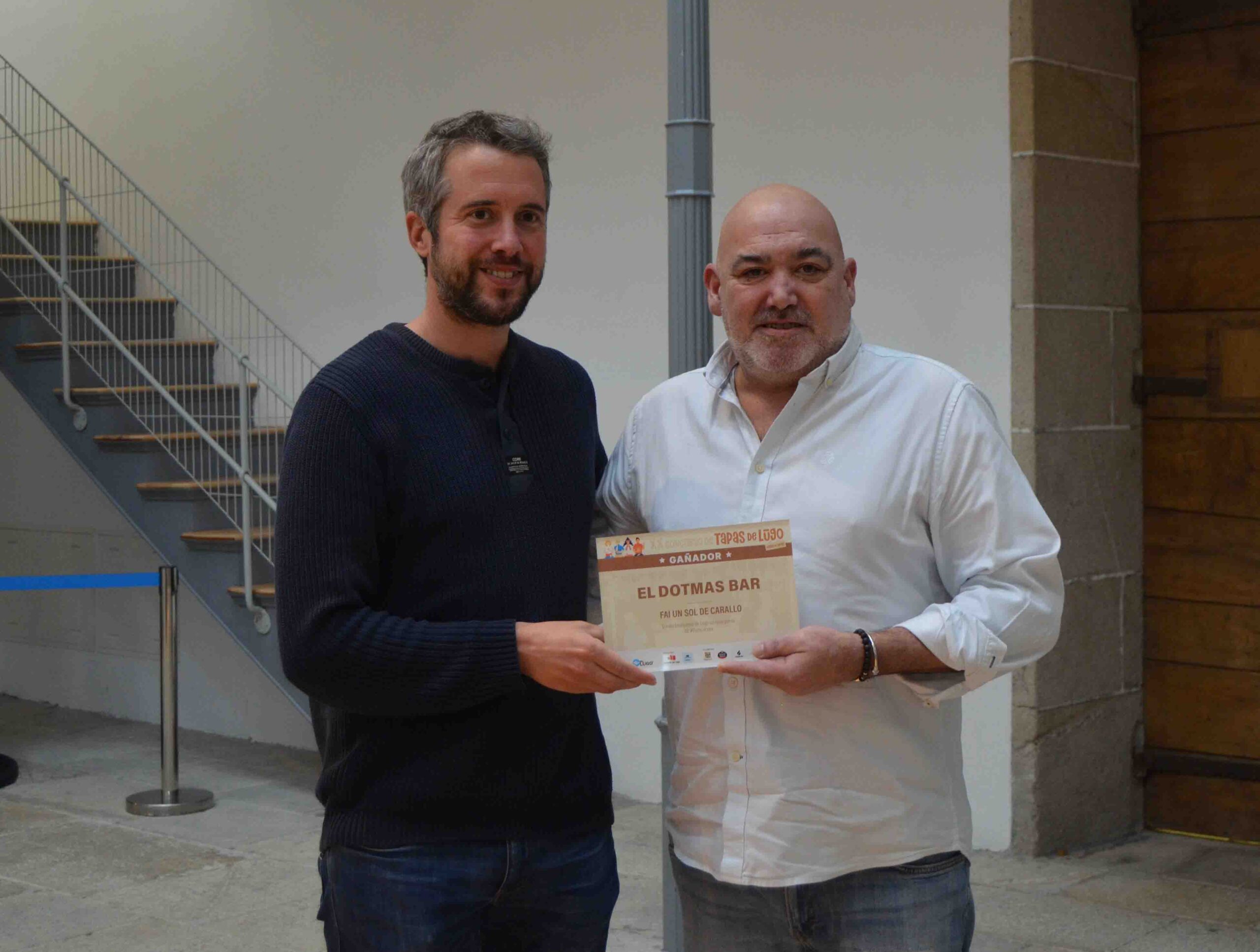 El Dotmas Bar gana el favor del público del XX Concurso de Tapas de Lugo