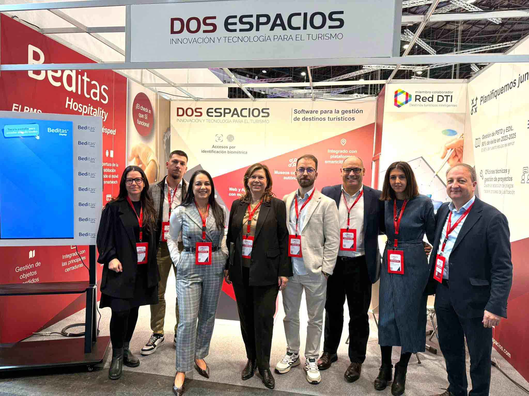Dos Espacios exhibe en Fitur tres innovadoras soluciones para impulsar un turismo inteligente más autónomo y eficiente