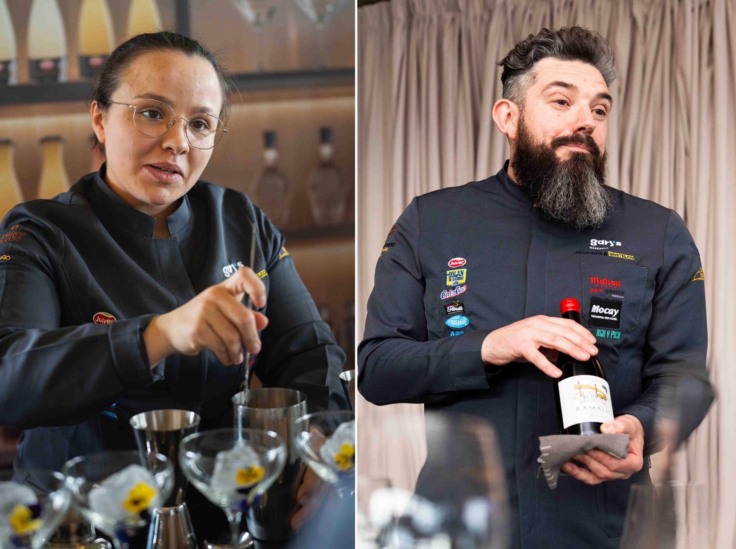 Sonia García y Marcos Eiré, representantes gallegos en la final del Concurso Camarero del Año 