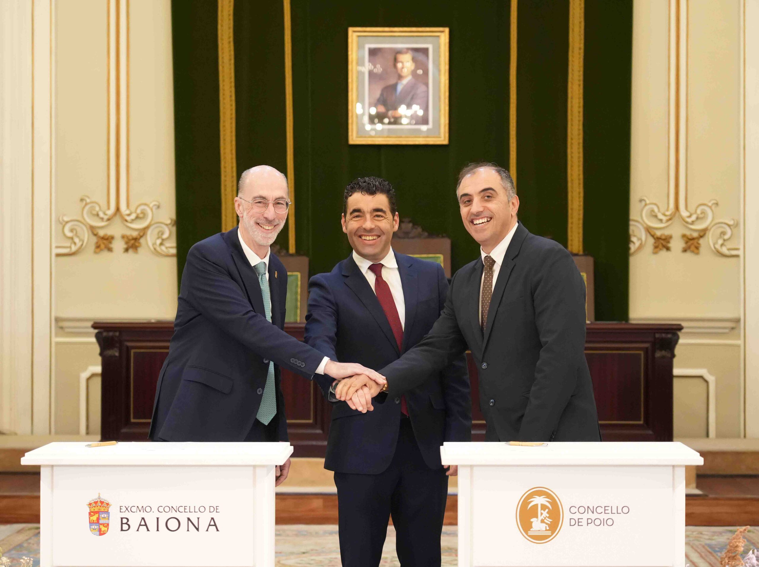 Conexión colombina entre Baiona y Poio