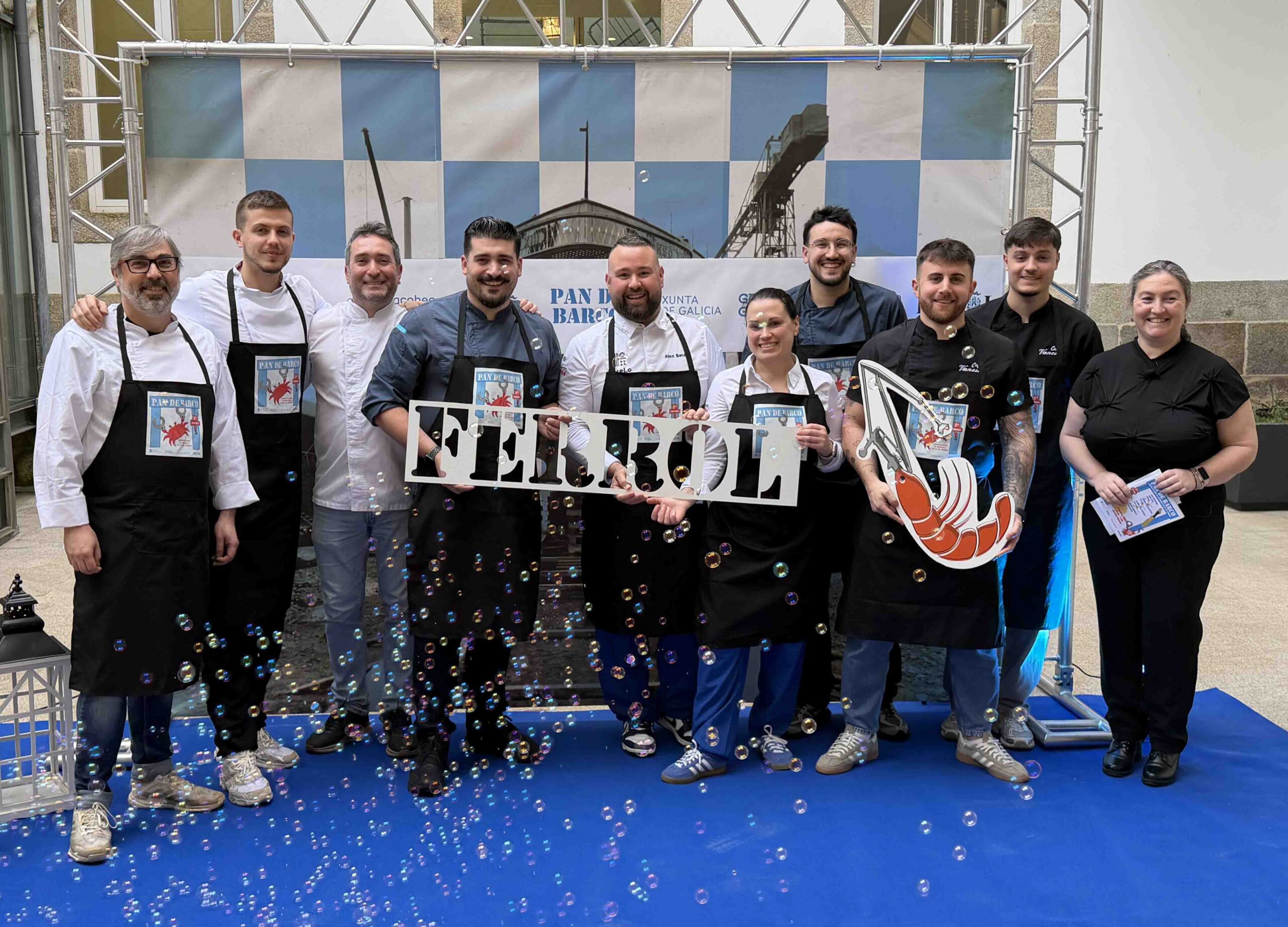 Pan de Barco fusionó gastronomía y turismo industrial en Ferrol