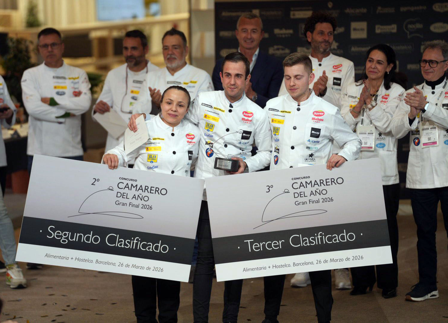Sonia García se trae para Galicia el subcampeonato a mejor Camarero del Año