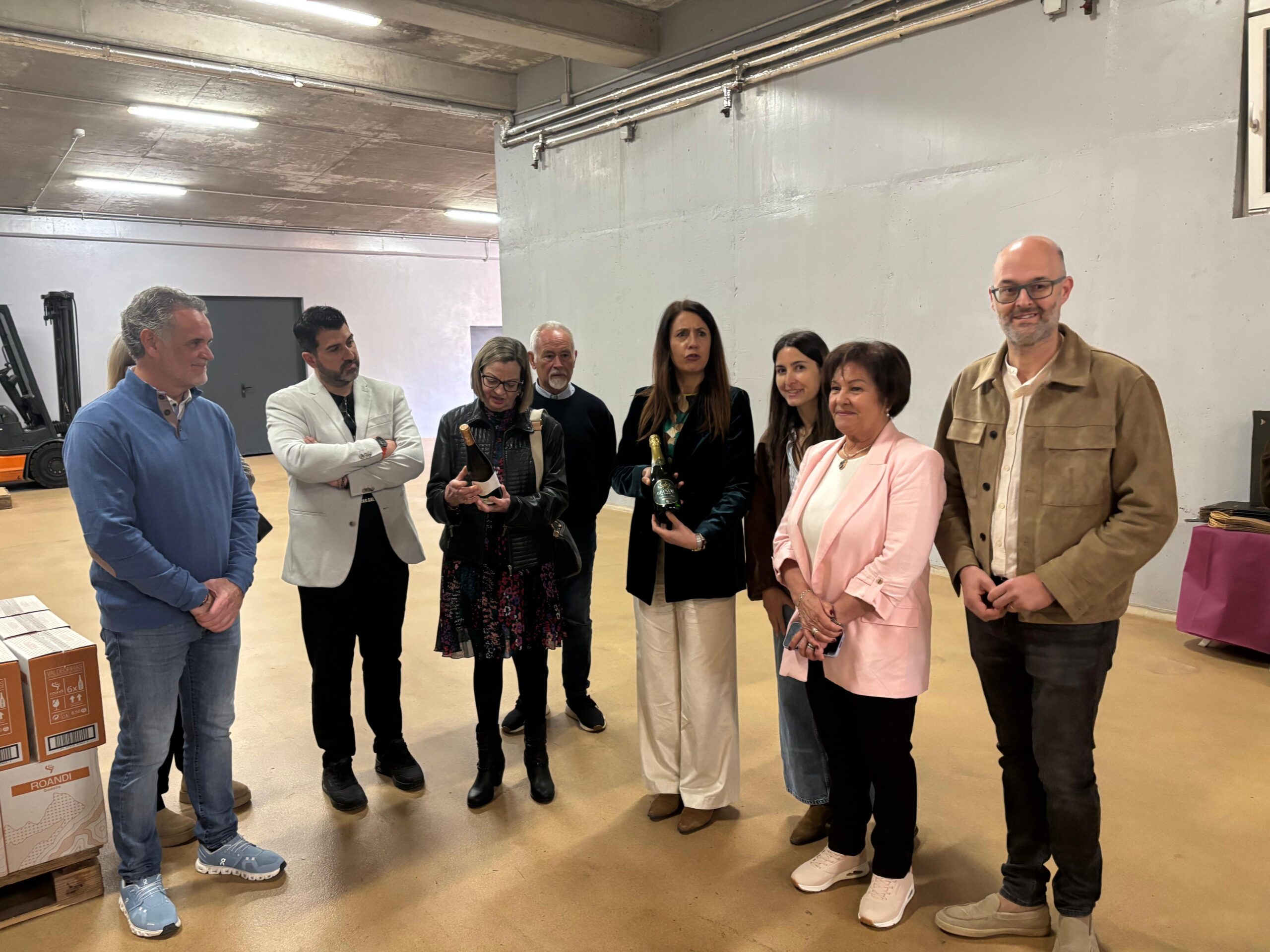 La conselleira do Medio Rural reconoce el buen momento que viven los vinos de Valdeorras