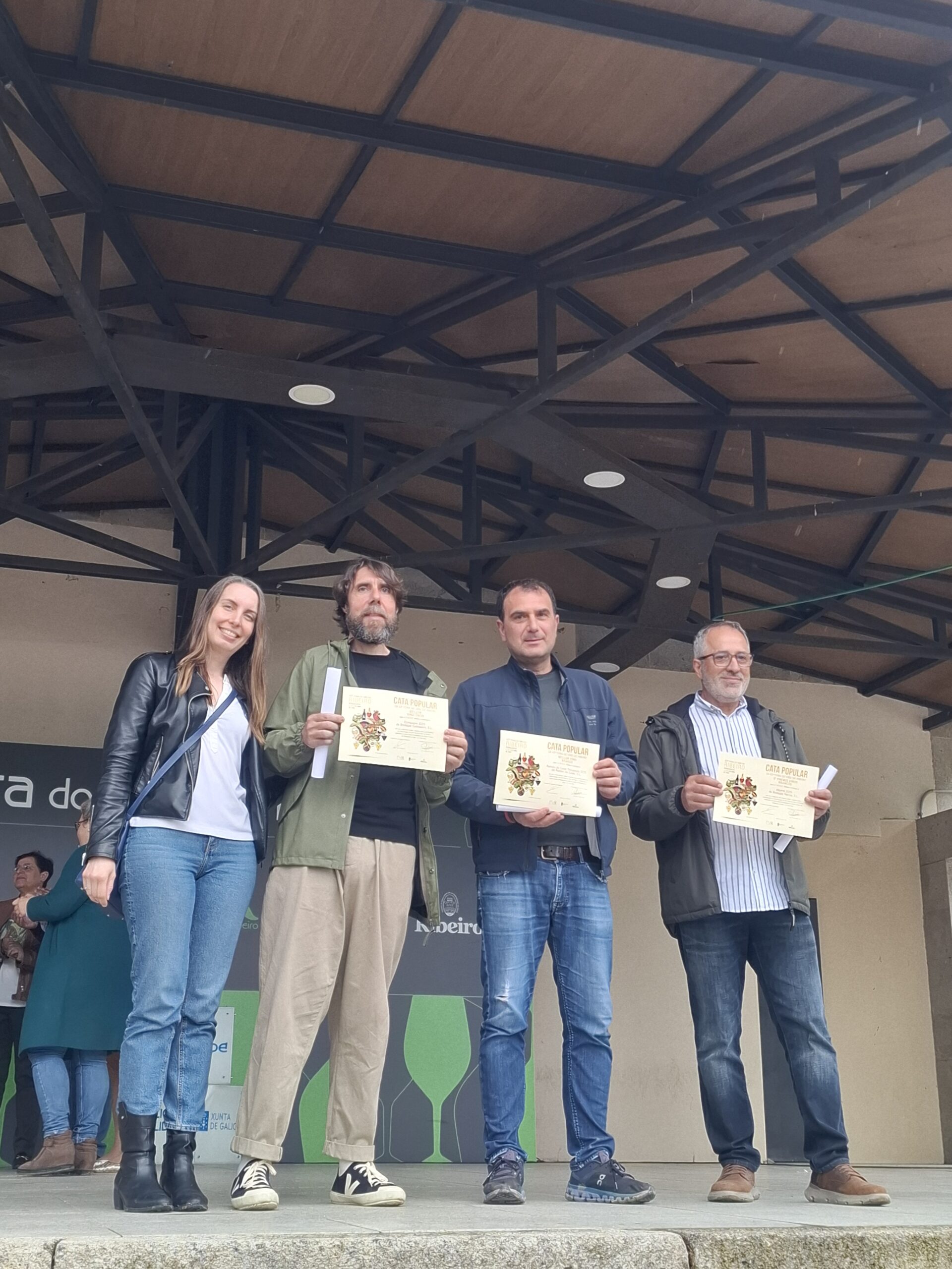 Ramón do Casar y Cunqueiro, ganadores de la cata popular del Ribeiro 