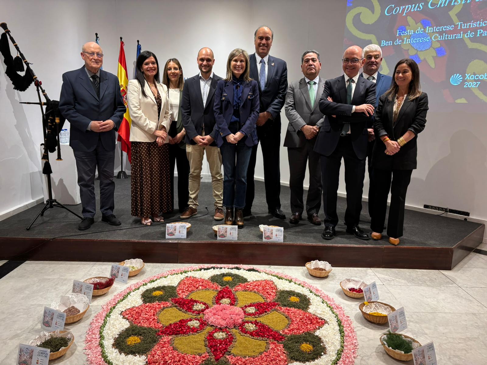 Ponteareas presenta en Madrid el Corpus Christi como gran polo de atracción cultural y turística