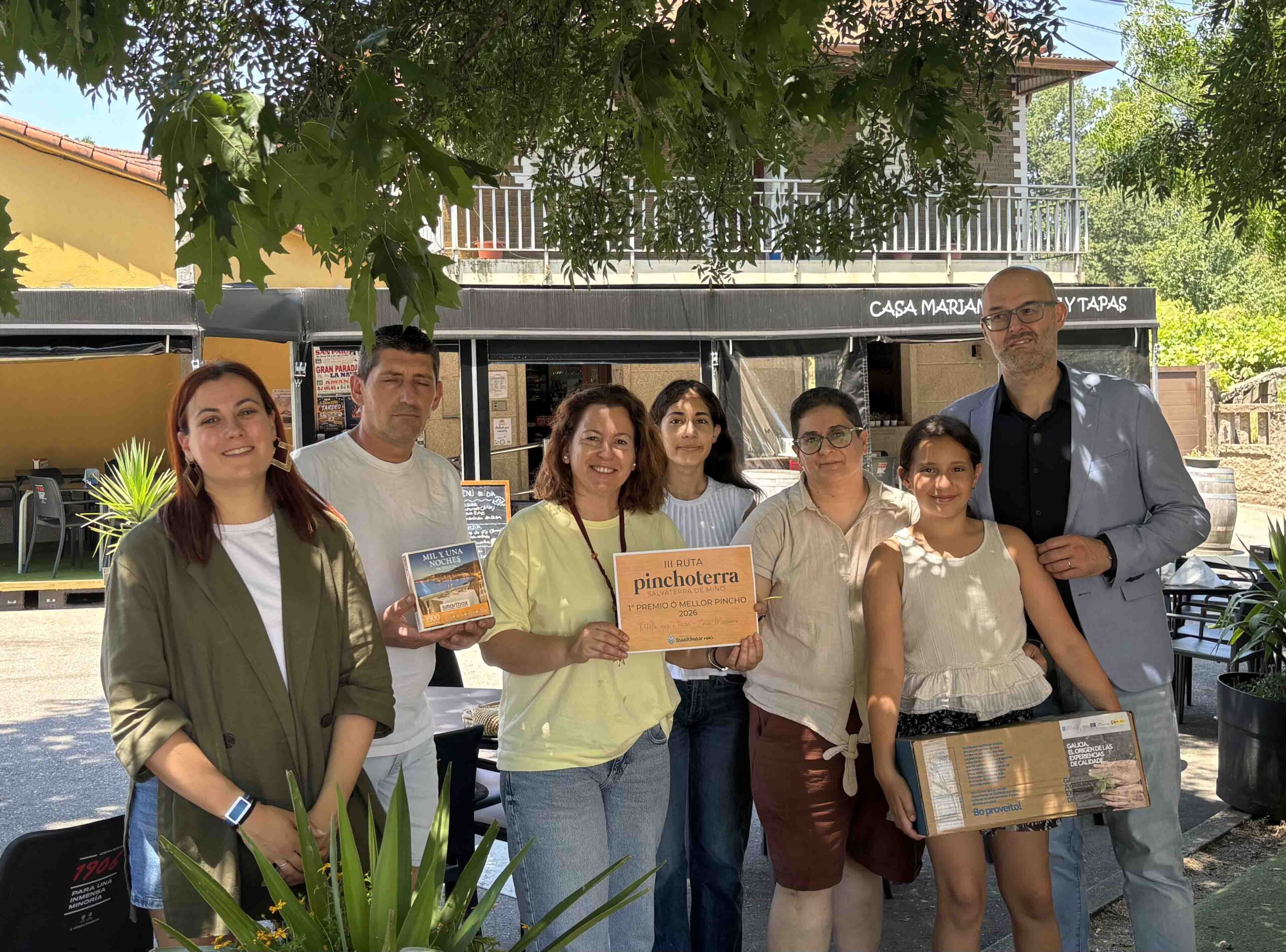 Casa Mariano se impone en la III Ruta Pinchoterra de Salvaterra de Miño