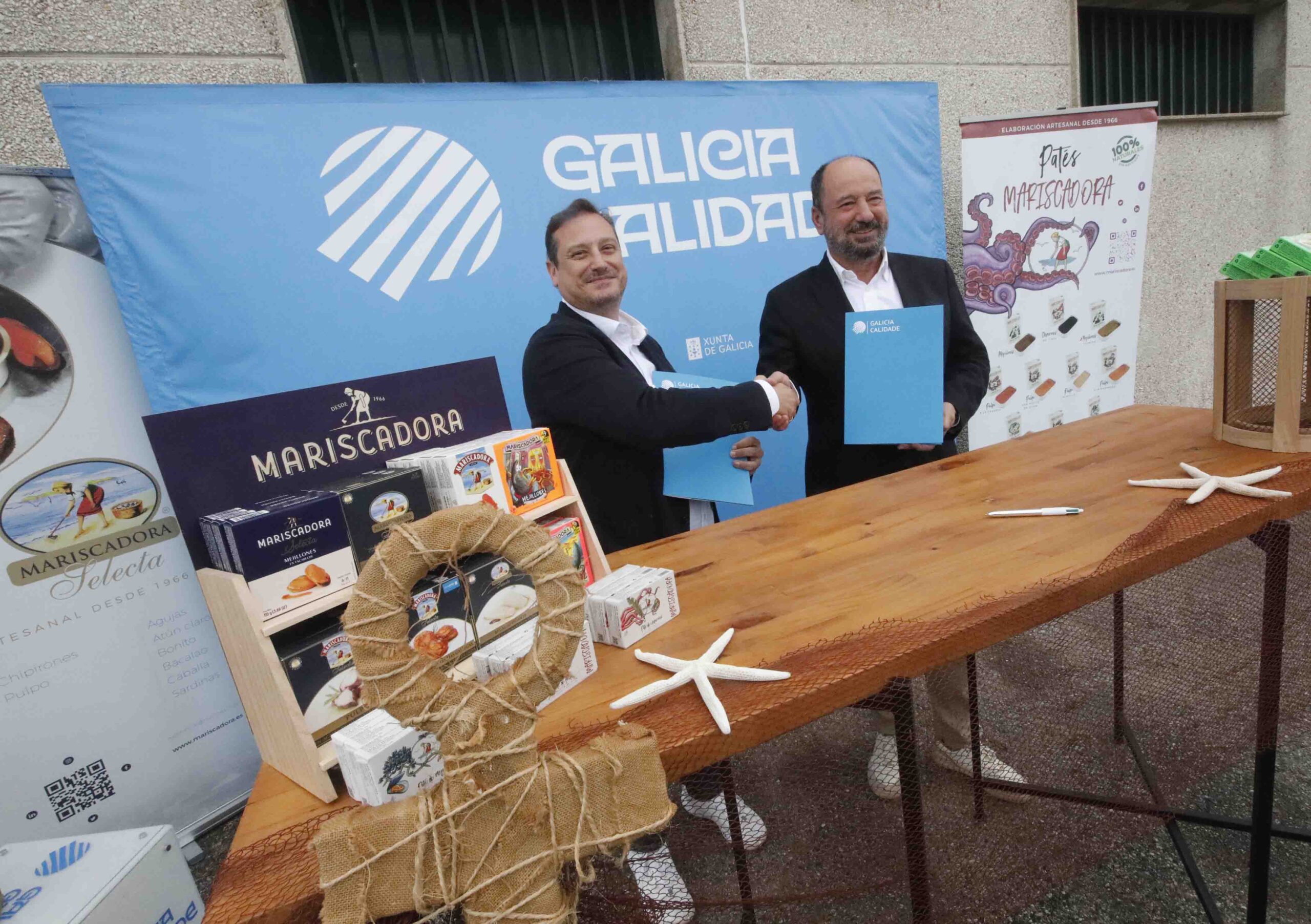 La empresa cambadesa La Mariscadora se incorpora a la marca Galicia Calidade