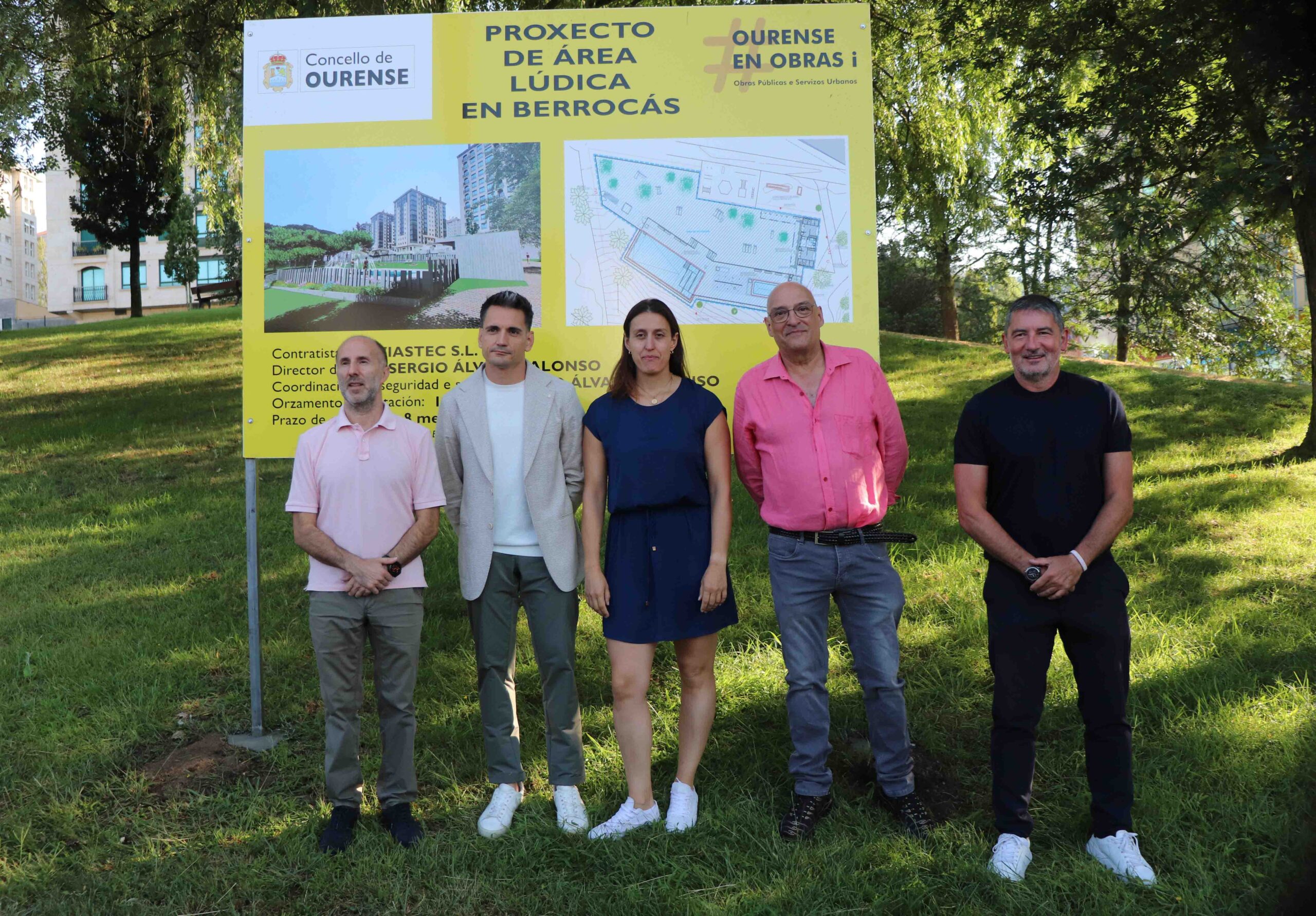 El Concello de Ourense dotará de una nueva área lúdica acuática al barrio de Barrocás