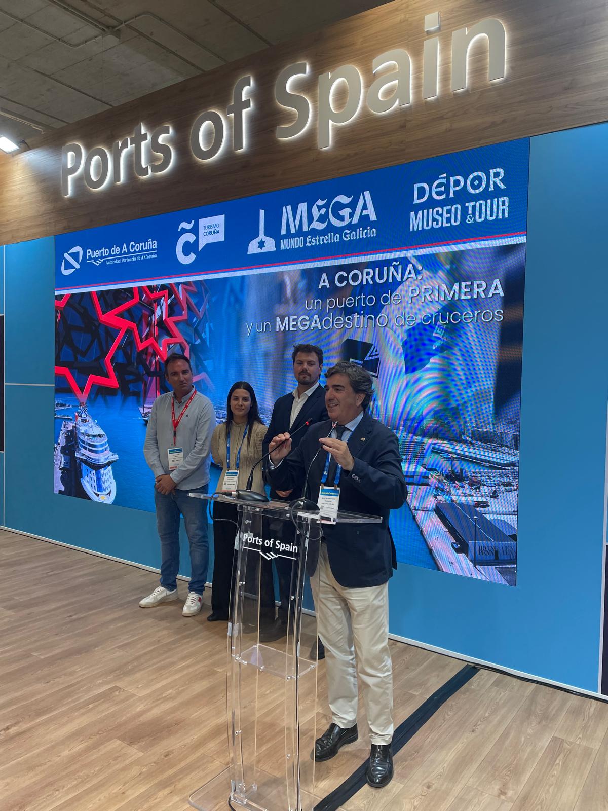 El Puerto de A Coruña promociona su ciudad 