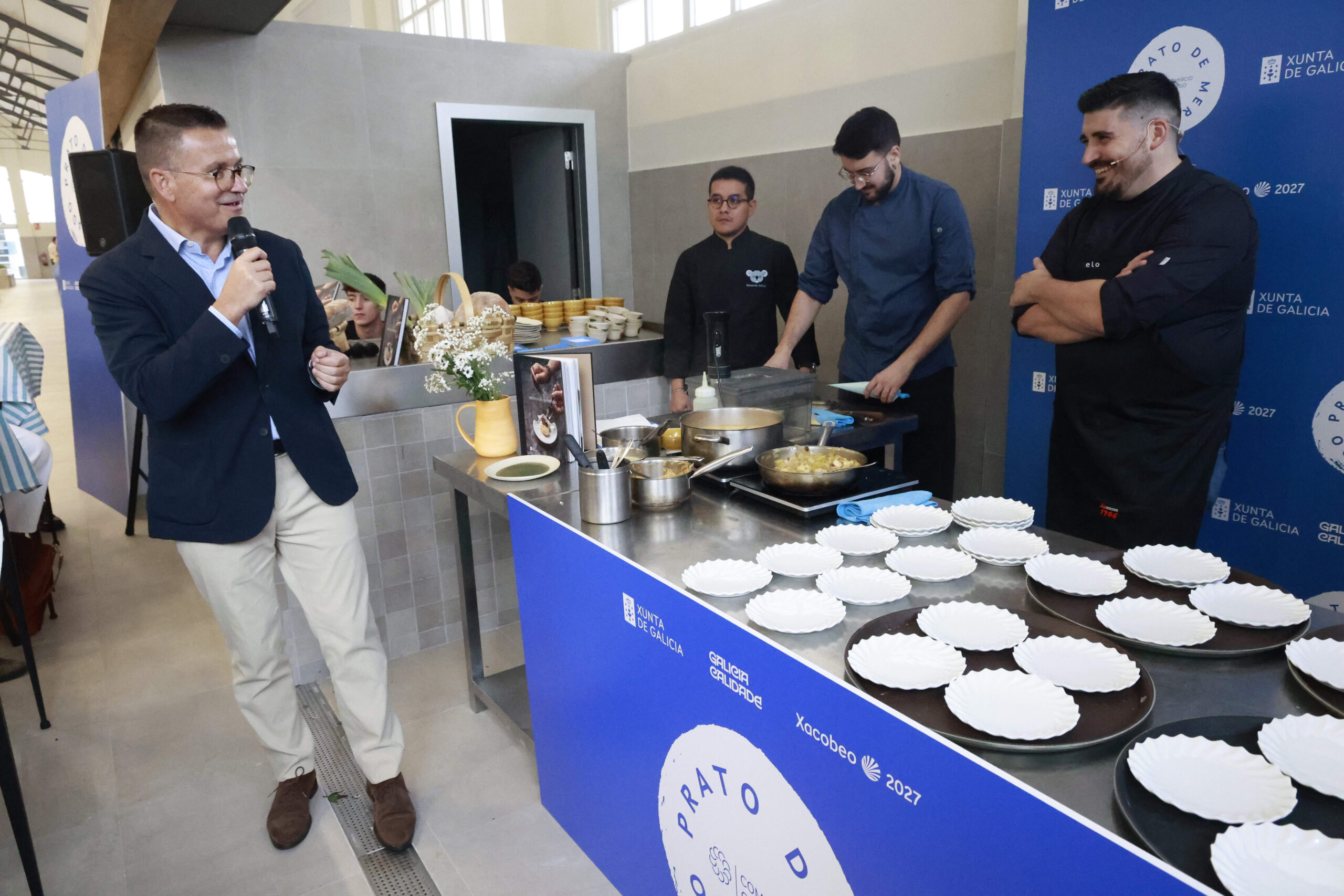 El mercado da Magdalena acogió una nueva estación de ‘Prato de Mercado’