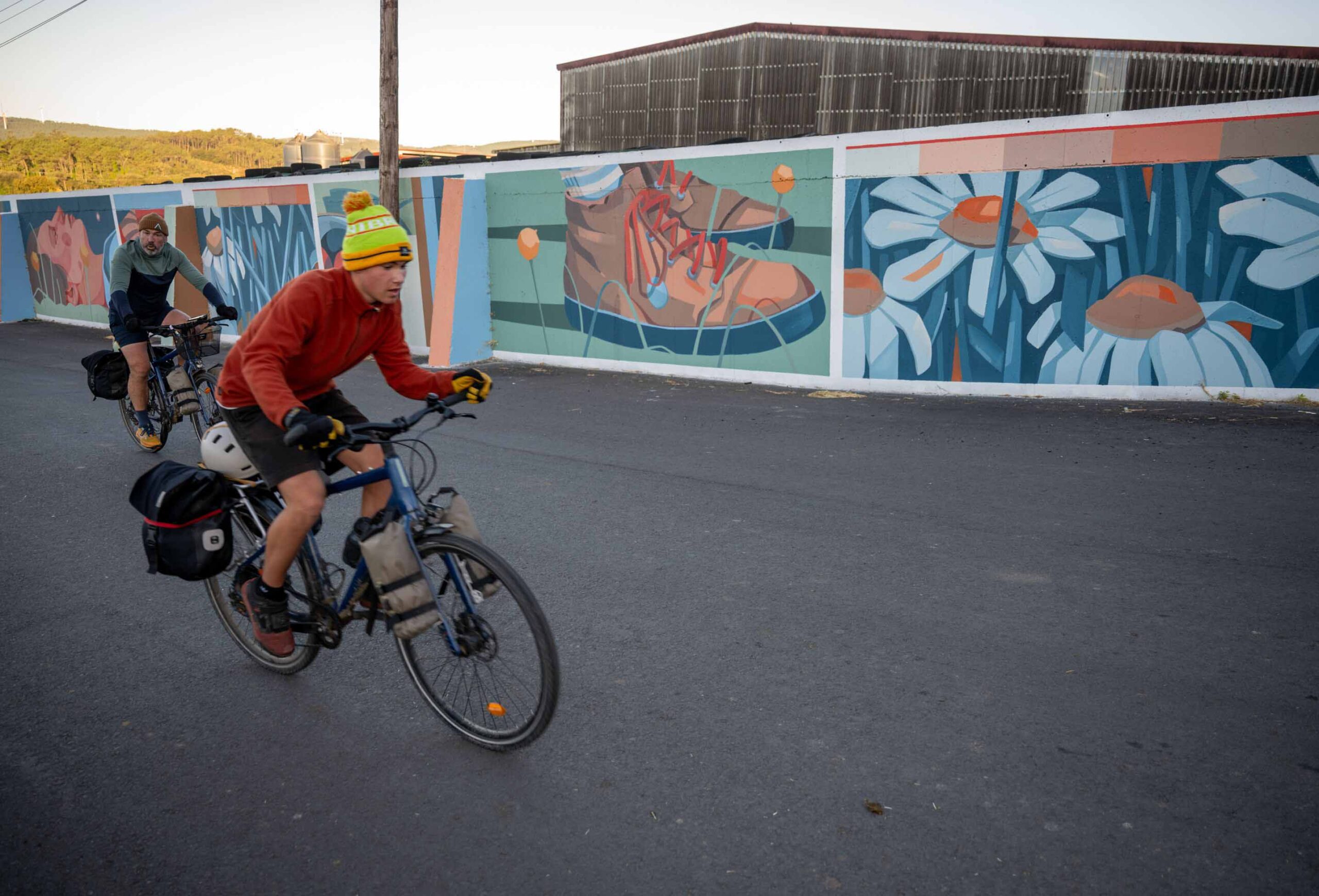El arte urbano inunda los Caminos de la provincia de A Coruña