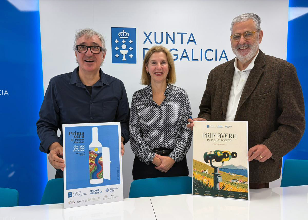 Turismo de Galicia elige las propuestas gráficas para la Primavera de Puertas Abiertas e 2027 y 2028